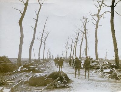 World War 1, Europe, Menin Road,1918