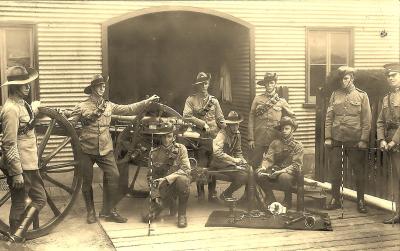 Pre 1914, Australia Western Australia, Perth, Artillery Drill Hall, 38 Battery, Australian Field Artillery,1913