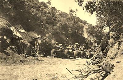 World War 1, Europe, Turkey, Gallipoli, 4 Field Ambulance,  Church Service,1915