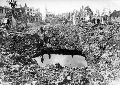 World War 1, Europe Belgium Ypres, 1918
