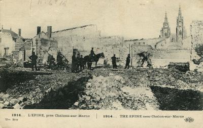 World War 1, Europe France Chalon-sur-Marne, 1914