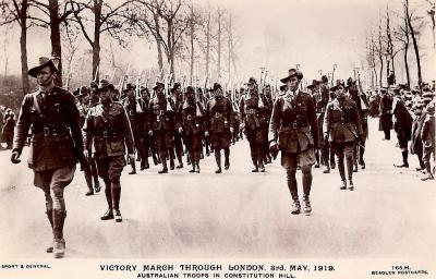 World War 1, England London, 1919