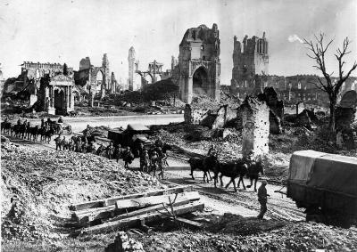World War 1, Europe Belgium Ypres, 1917