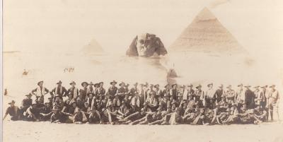 World War 1, Middle East Egypt Giza, 11 Battalion, 1914