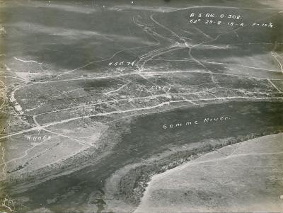 World War 1, France, Somme, Clery sur Somme