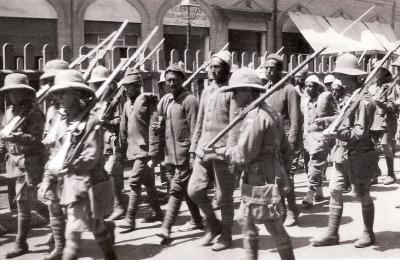 World War 1, Middle East, Ottoman prisoners of war. 1915