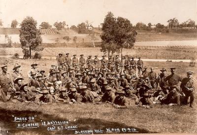 World War 1 , Australia Western Australia Blackboy Hill, 12 Battalion, 1914