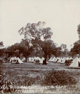 Boer War, Western Australia Karrakatta, Western Australian Mounted Infantry, 1899