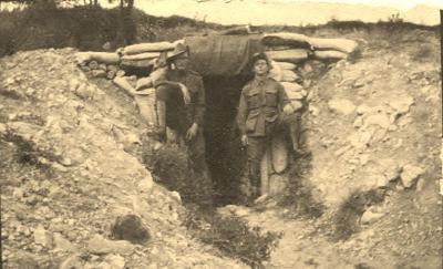 World War 1 , Europe England, Heavy Artillery Group, 1918