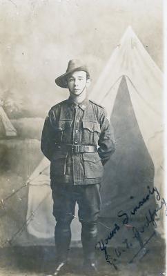 World War 1, England, GODFREY, 28 Battalion, 1915