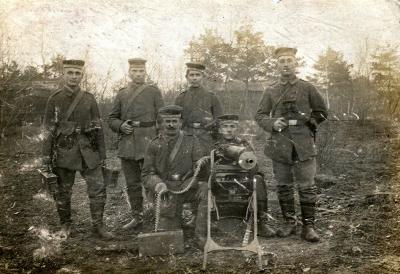 World War 1, Europe, Western Front, Maxim MG 08, 1918