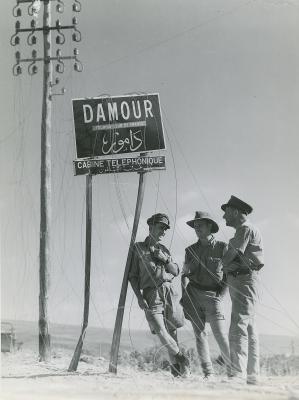 World War 2, Middle East Lebanon Damour, 1941
