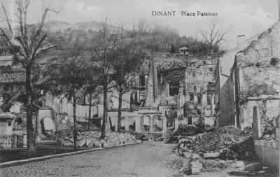World War 1, Europe Belgium Dinant, 1914