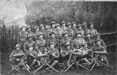 World War 1, Europe, O'REILLY, 12 Machine Gun Company, 1918