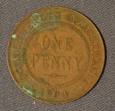 AUSTRALIAN PENNY - 1934