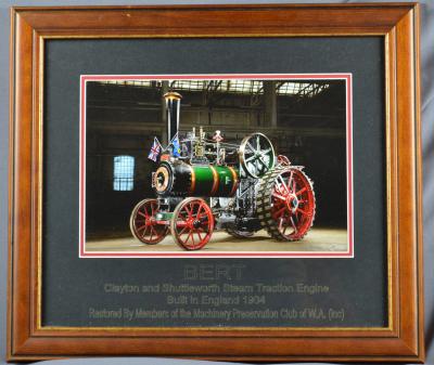 PHOTO OF BERT THE STEAM ENGINE