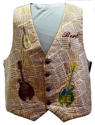 BROWN SLEEVELESS VEST