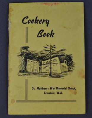 COOKERY BOOK - ST MATTHEW'S WAR MEMORIAL CHURCH
