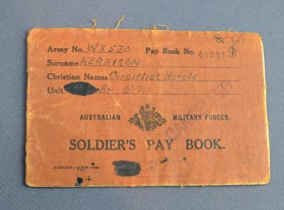 SOLDIERS PAY BOOK