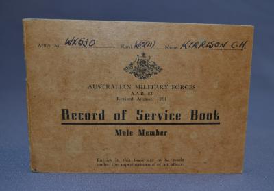 RECORD OF SERVICE BOOK