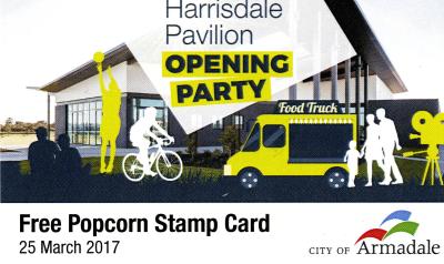 HARRISDALE PAVILION STAMP CARD X 2