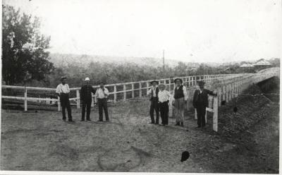 NEWCASTLE BRIDGE OVER AVON RIVER, TOODYAY 1900