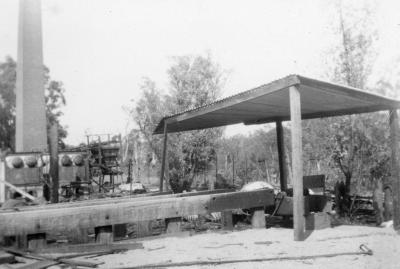 Nannup Mill after fire 6/2/1954