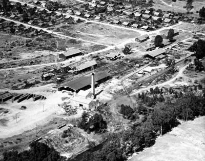 Aerial view of Nannup Mill (Battye Library)  (Battye Library Copyright) 