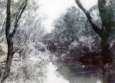 The old Bridge - Looking from Railway Bridge