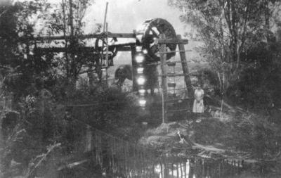 Water Wheel on Balingup Road 1930's