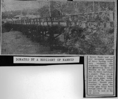 Bridge over Blackwood River