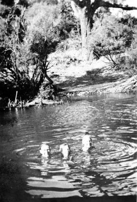 Swimming in the Blackwood River