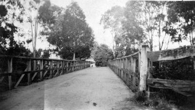 Main Nannup Bridge 1926