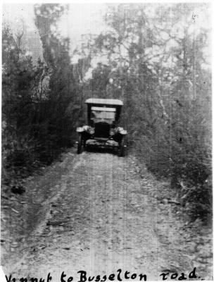 Scene on Nannup to Busselton Road (Vasse Highway) 1924