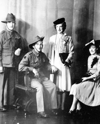 Bill & Hilda Blythe (Neé Payne) 4/4/1942