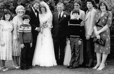 Tom & Francis Longbottom at wedding of Warwick & Genice Andrew