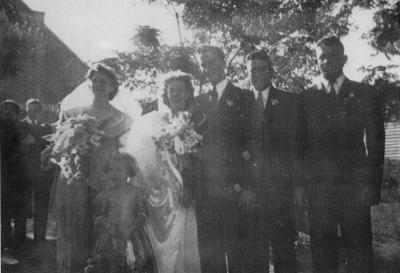 Unknown wedding group.