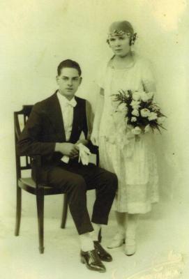 Mr. & Mrs. Charles Merchant (Neé Higgins)