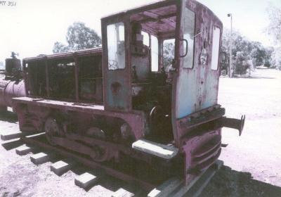 Old diesel loco at Nannup Timber Mill. 19/3/2018