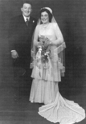 Errol Russell and Genice Russell (Nee Cole). Married on 18th July 1953 in The Church of England, Nannup.
