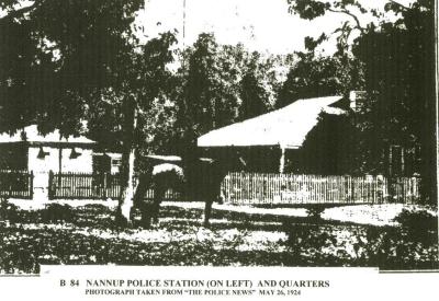 Nannup Police Station 1924