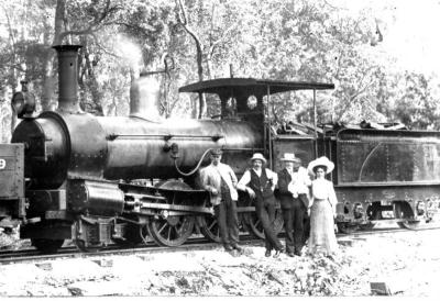 No.7 Loco in use at Barrabup - McAlpine