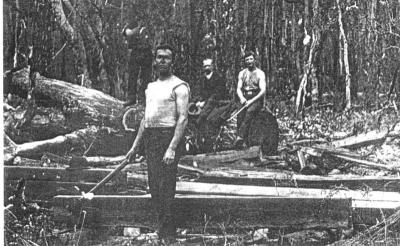 George Nelson Curry ( in middle)& Friend