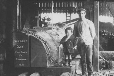 Mill at Barrabup - Mr. Swindle & Les C.1912