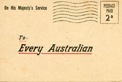 Second Victory Loan Notification 1944