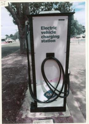 Electric Vehicle charging station installed in Nannup by the R.A.C. 25th November 2015