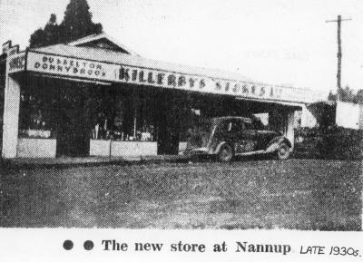 New Store at Nannup - late 1930's Killerbys