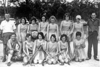 Nannup Ladies Hockey Team - Premiers 1966