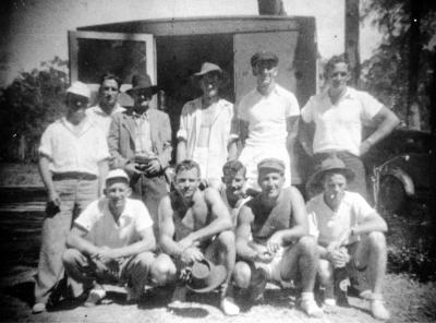 Nannup Cricket Team1948 by School Bus Jarrahwood