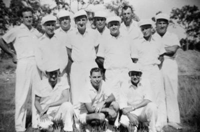 Nannup Cricket Team 1955-56 Premiers
